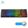 AULA F98PRO Transparent Wireless Mechanical Keyboard Bluetooth 2.4G Hot Swappable RGB Backlit Custom E-sports Gaming Keyboard
