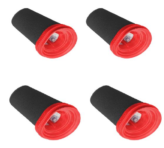 Набор из 24 пылесосных фильтров, совместимый с моделями Bosch BBH3Z0025 BBH3PETGB BBH3251GB, для надежной фильтрации и всасывания