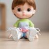 1 пара Черно-коричневая обувь для BJD куклы, Милый наряд, Форменная обувь для кукол, Кожаная обувь для кукол, Ботинки для Пенни
