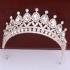 Bridal Crown Wedding Birthday Party Tiara Princess Adult Hair Accessories Alloy Rhinestone Crown