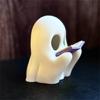 Light Up Halloween Ghosty Decors,Decorative Ghosty Figurines LED Ghosty Decors Halloween Party Decorations for Shelf