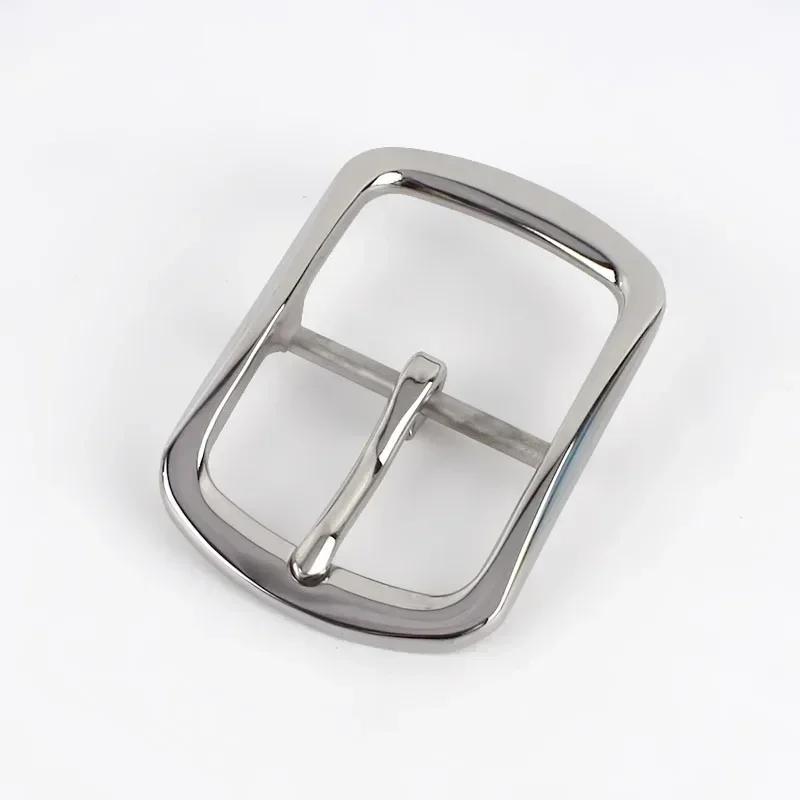 Meetee 1 шт. 40 мм Пряжка для ремня из нержавеющей стали Мужские Женские Кожаные ремни Пряжки-булавки Джинсовый пояс Одежда Запасные аксессуары