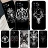 Чехол с сатанинским страшным черепом для OPPO Find X3 X5 Pro A9 A5 A31 2020 A15 A16 A52 A72 A1K A83 A91 A54 A74 A94 A53S
