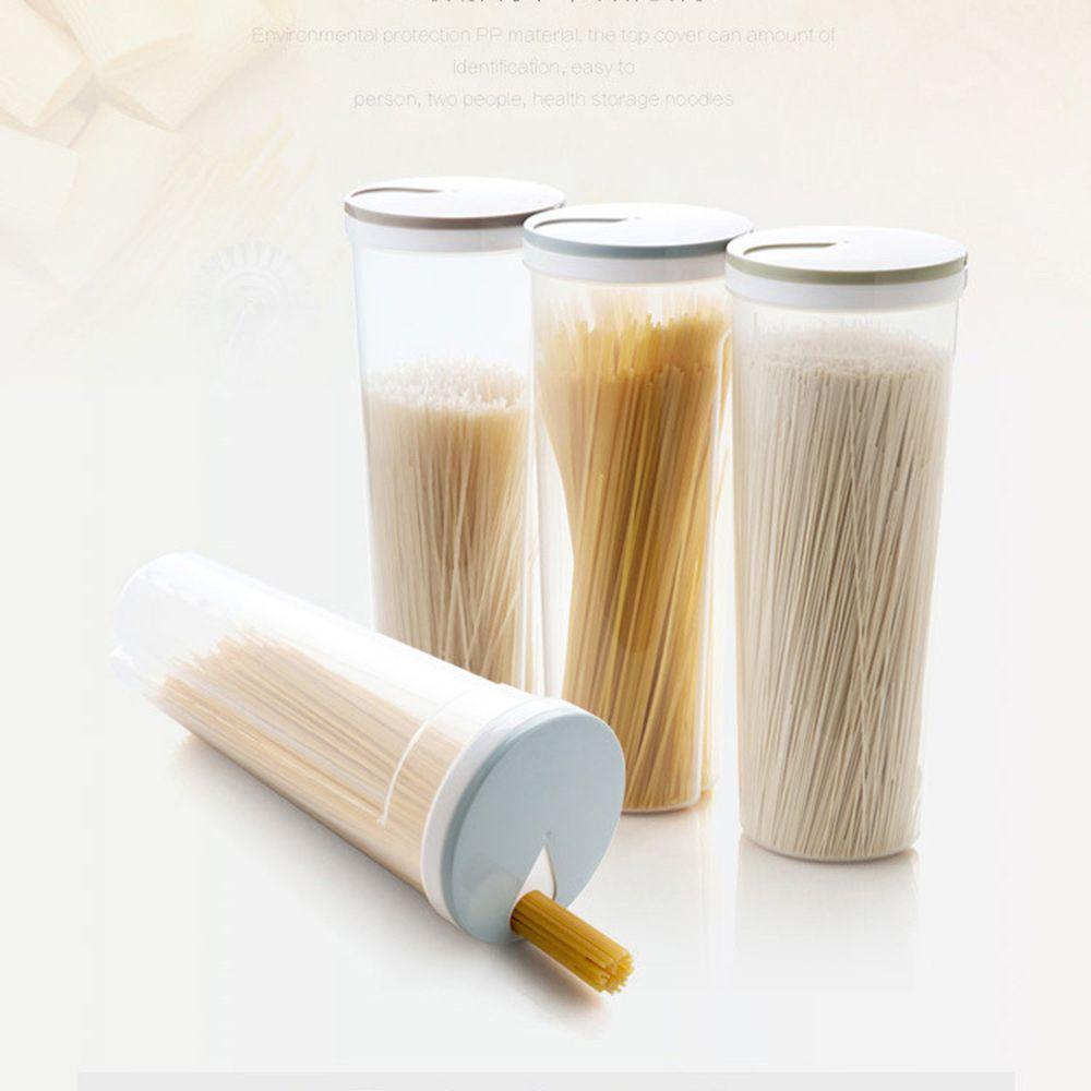 Банка Кухонные контейнеры Коробка для хранения лапши Емкость для хранения зерна Столовые приборы Емкость для хранения продуктов Спагетти Контейнер
