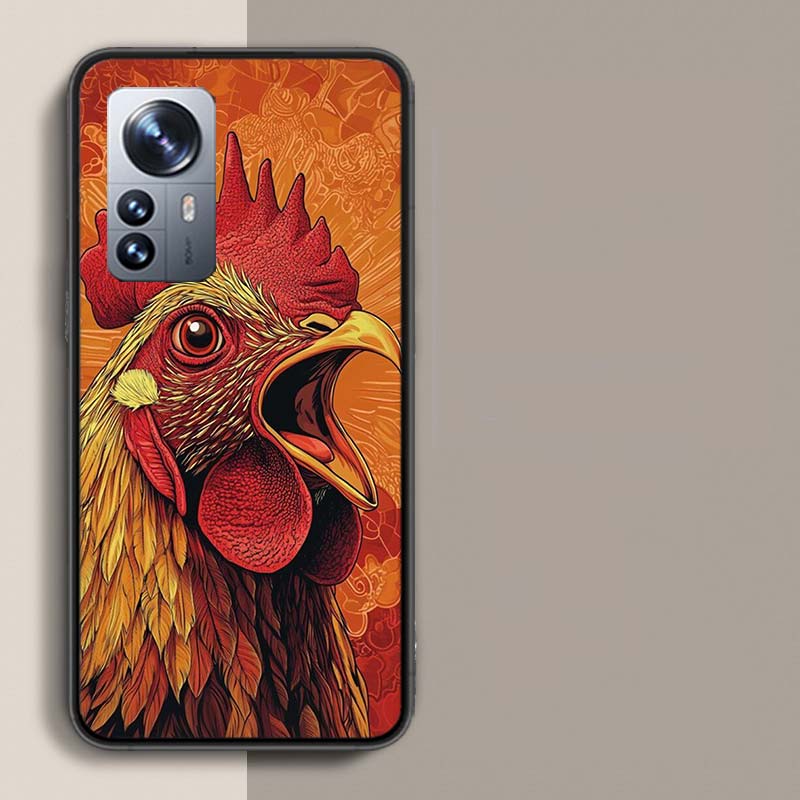 Крутой петух, зарабатывающий деньги, чехол для телефона для Redmi Note 13 Pro Plus 14 Pro+ 12S 12 11S 11T 11E 11 10S 10 9S 9 Xiaomi Capa TPU