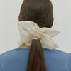 DEPOUND Oganza Square Scrunchie - Ivory