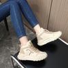 Fashion High Top Sneakers for Women Fashion Thick Soled Running Shoes Ladies Lace Up Comfort Sport Woman Shoes