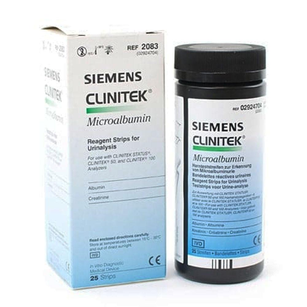 Clinitek Microalbumin 2 Test Strips for the Clinitek Status Analyzer 25 pcs