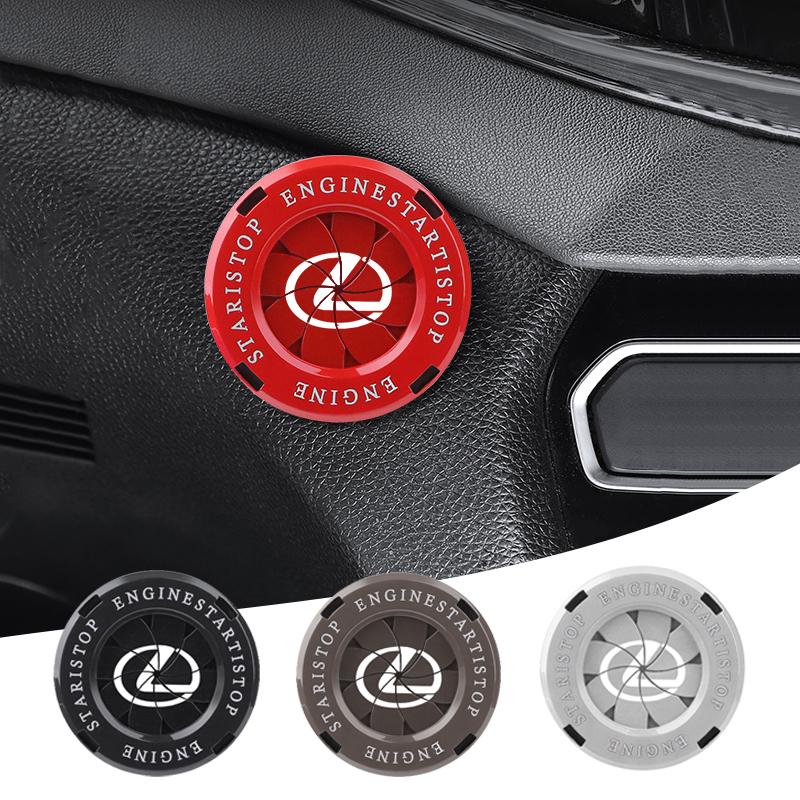 Наклейки на крышку замка зажигания автомобиля Для Lexus RX330 IS250 Ct200h ES300h RX350 GS300 Автомобильная защитная крышка-колпачок для запуска одной кнопкой