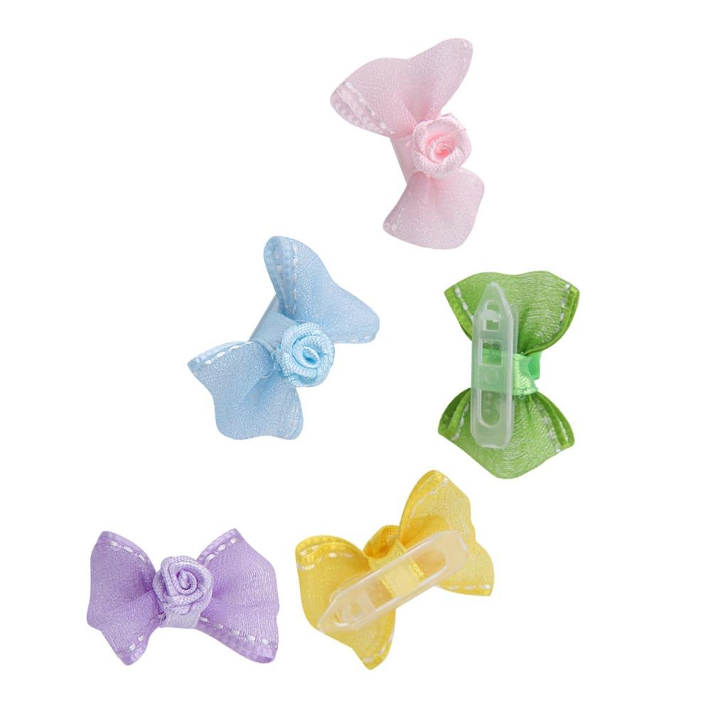 10Pcs Lightweight Pet Hair Clip Decorative Clip Pet Hair Accessory Pet Head Flower Daily Pet Wear