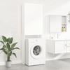 VidaXL Washing Machine Cabinet White 64x25.5x190 Cm 808413