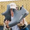 Men's Ankle Boots Fashion Outdoor Short Rainboots for Men Car Wash Platform Rain Boots Non-slip Men Waterproof Kitchen Work Shoe