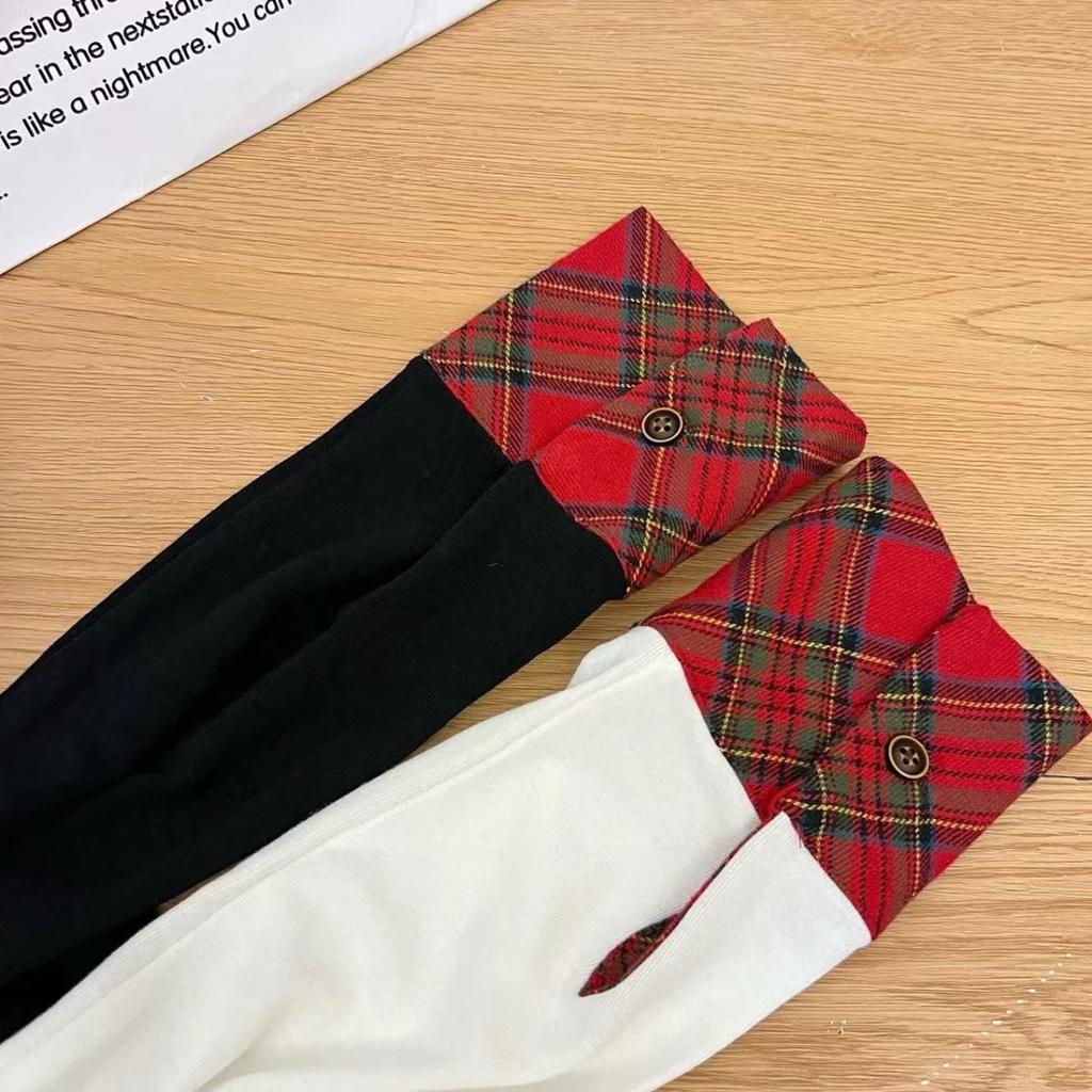 Корейские дизайнерские клетчатые футболки женские осенне-зимние лоскутные футболки с длинным рукавом винтажные топы с круглым вырезом в стиле 2000-х годов