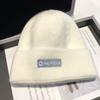Шапка бини для женщин, зимняя мужская шапка, женская, для дам, вязаная толстая шапка Chaopai Woolen Landlord