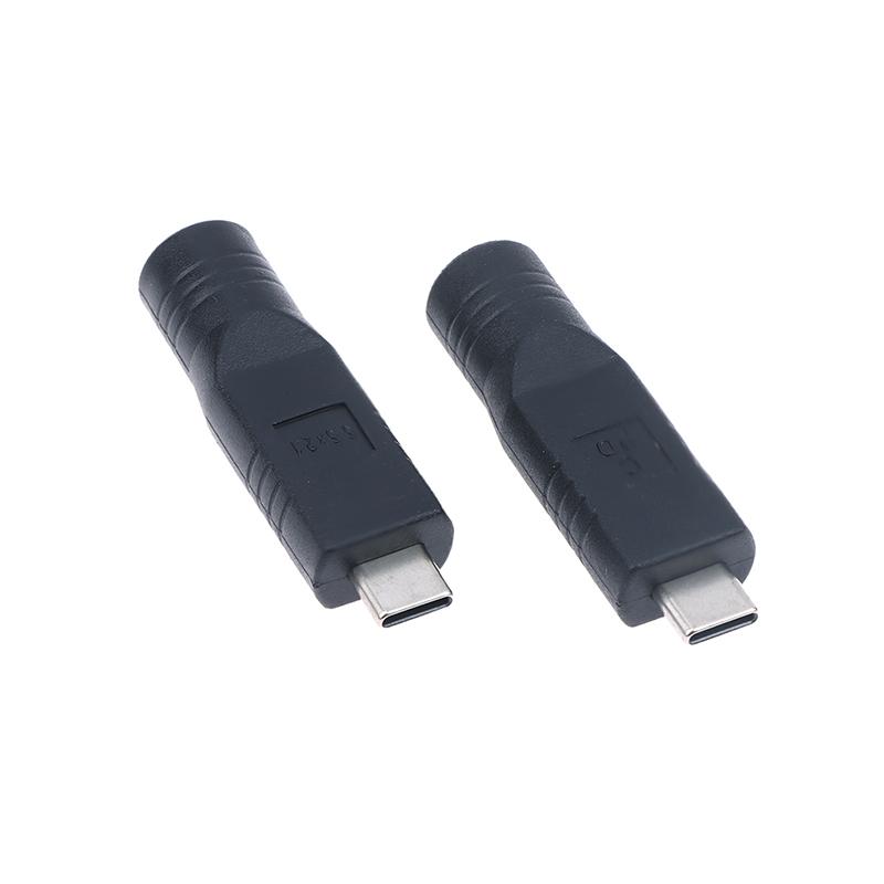 1/2 шт. USB-C на DC 5521 5,5x2,1 мм 5525 5,5*2,5 Женский адаптер для мини-кабеля питания DC Разъем Зарядный бочкообразный разъем Адаптер питания