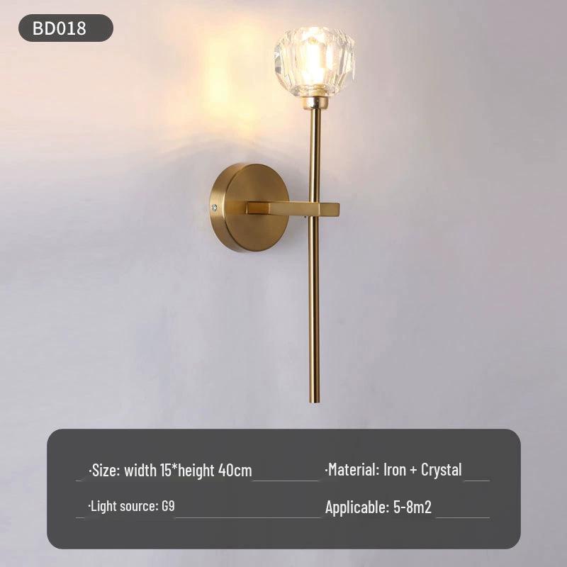 Modern Nordic LED Wall Lamp for Bedroom and Living Spaces