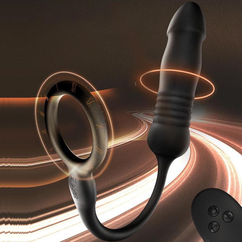 Выдвижной фаллоимитатор, вибратор, женский мастурбатор, вагинальный стимулятор точки G, массажер простаты, Анальная пробка, Анальная пробка, мужские секс-игрушки