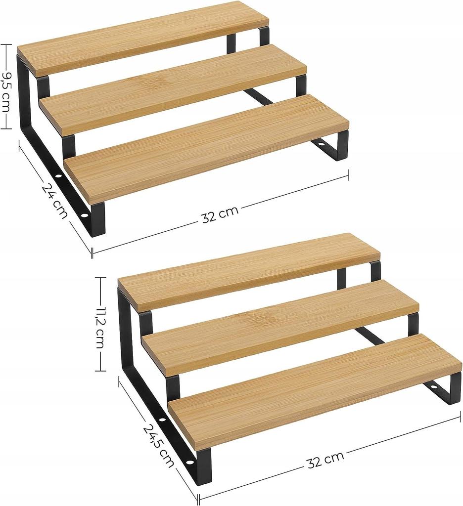 Kitchen shelves Spice shelf Organizer set Additional shelf Shelf
