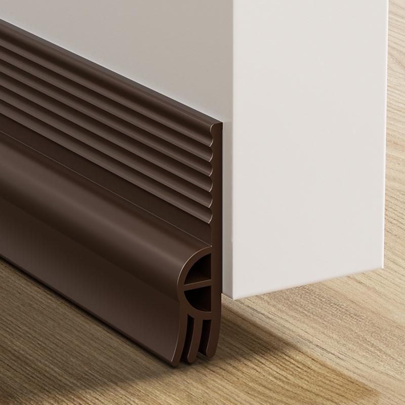 Уплотнитель для нижней части двери, 50 мм, ветрозащитный, защита от пыли и насекомых, самоклеящийся, тройной толщины, уплотнительная лента для окна