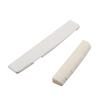 2 Set Ivory Buffalo Bone Bridge Saddle&Slotted Nut For 6 String Acoustic Guitar