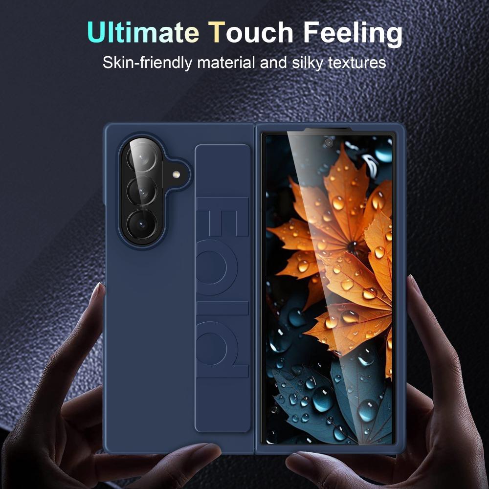 Ультратонкий Матовый Силиконовый Ремешок-Чехол для Телефона Samsung Galaxy Fold 7 6 5 4 3 5G Складной Ударопрочный Жесткий Задний Чехол