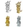Chinese Lunar New Year Dragon Dance Lion Dance Mini Action Figures Bricks Building Block Model Building Kits Kids Education Toys