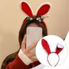 Bunny Ears Headband Gifts Decoration Professional Photo Props Red Hair Band
