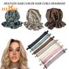 Heatless Curling Rod - Soft Fabric, Reusable, Foldable, Damage-Free, Heatless Hair Curler Headband for Women