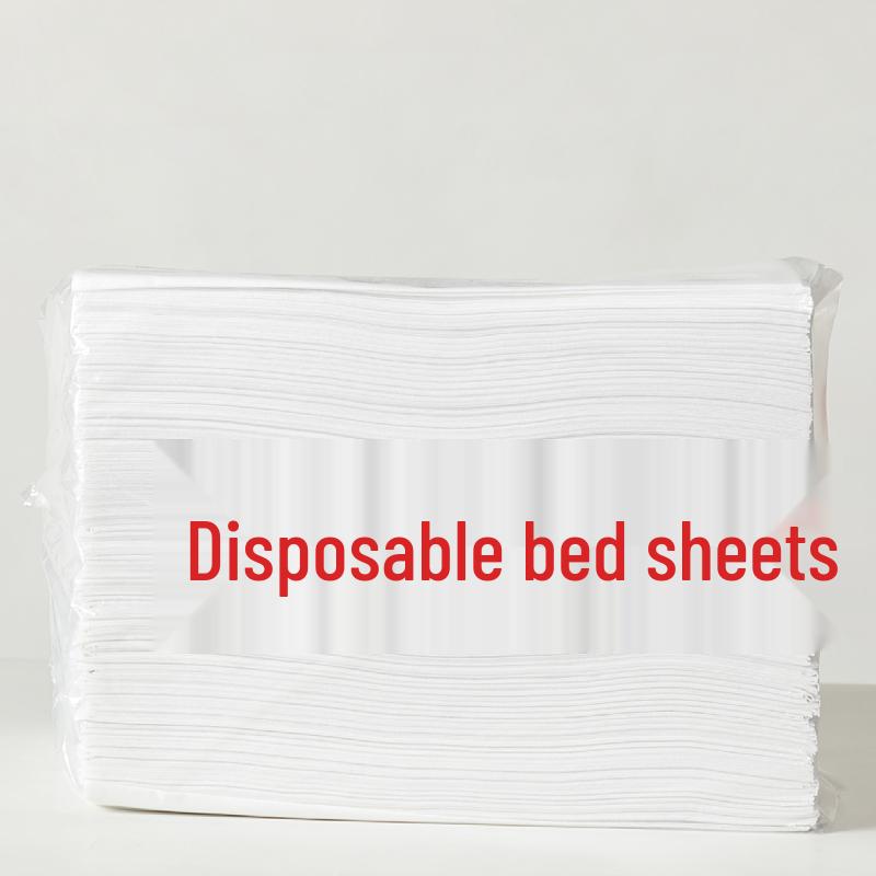 Disposable Non-Woven Massage Table Sheets, Waterproof & Oil-Proof, with Face Hole, 100-Pack