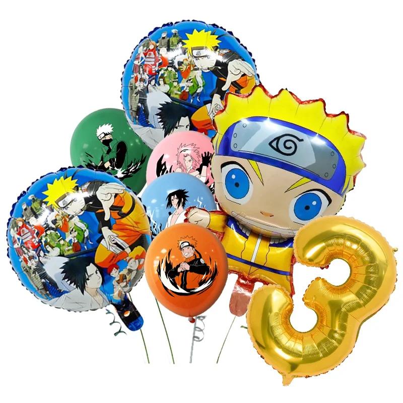 Наруто Декорации Мультяшные День Рождения Деко Повязка на Голову Подарки для Гостей Рюкзак Постер Одноразовая Посуда для Вечеринки Скатерть Тарелки Стаканы