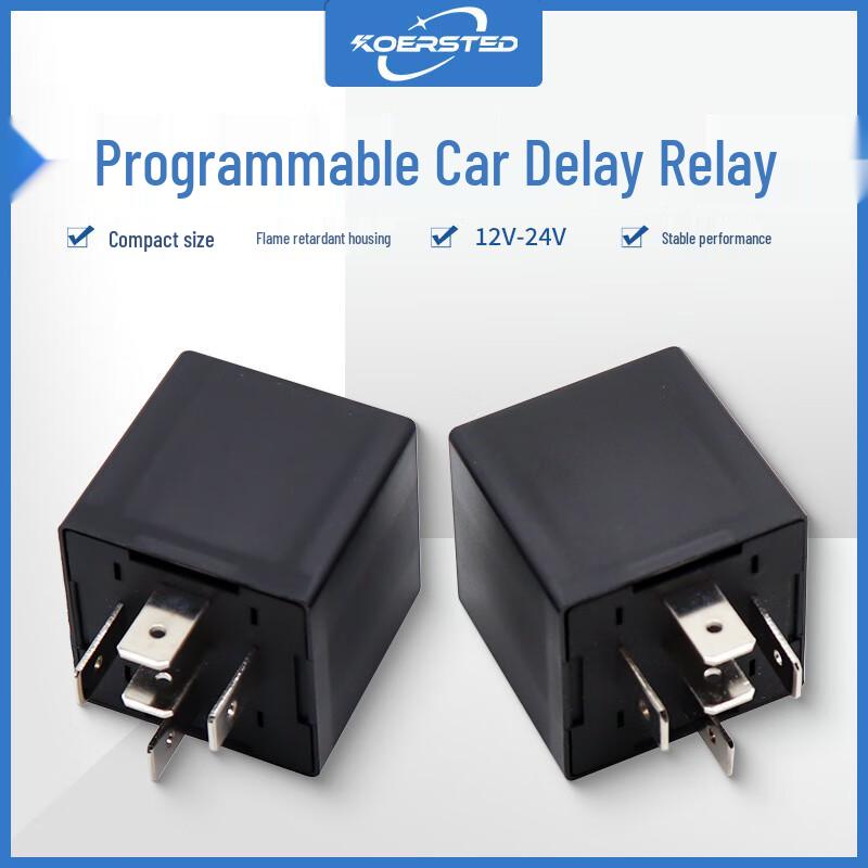 Koersted 60-Second Power-On Delay Relay CN plug (adapter included)