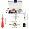 33Pcs Multi Function Tire Valve Stem Installer Tool Set Universal Valve Removal Puller Tool  Cars