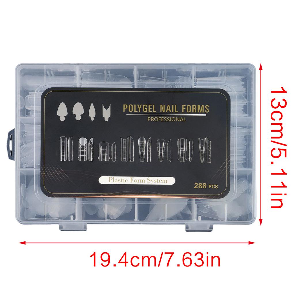 Прозрачная система полного покрытия двойных ногтей, форма для накладных ногтей, наклейки для французских ногтей, УФ-гель для дизайна ногтей, форма для искусственных ногтей для наращивания