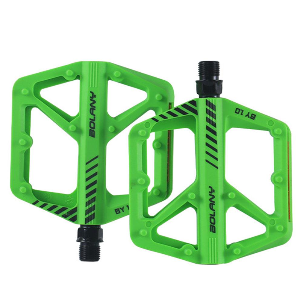 1PCS Mountain Bike Pedals DU Sealed Bearing Bike Platform Pedal with Reflector Waterproof Safety Pedals MTB Bike Accessories