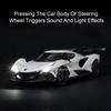 1:24 Apollo IE EVO Sports Car Toy Models Alloy Diecast Mini Supercars Sound Light Doors Opened Pull Back for Children Presents