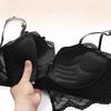 Сексуальные кружевные бюстгальтеры модное нижнее белье Push Up черное нижнее белье для женщин беспроводные бюстгальтеры Push Up