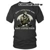 Men'S Kelly'S Heroes Military Graphic Tee - Humorous 'Have a Little Faith' Soldier Design Featuring Army Dog Tags & Soldier Silhouette - Soft,