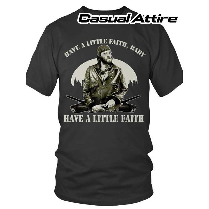 Men'S Kelly'S Heroes Military Graphic Tee - Humorous 'Have a Little Faith' Soldier Design Featuring Army Dog Tags & Soldier Silhouette - Soft,