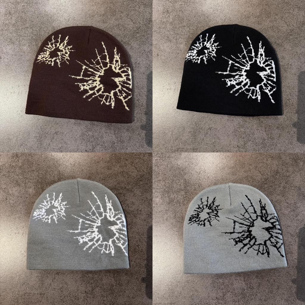 Beanie Knit Fashion With Print Design For Daily Outdoor Cold Use Climate