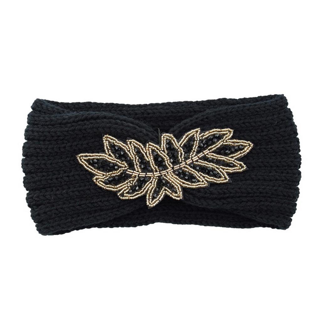 Модная женская однотонная спортивная повязка для волос на голову, термальная повязка для волос для девочек