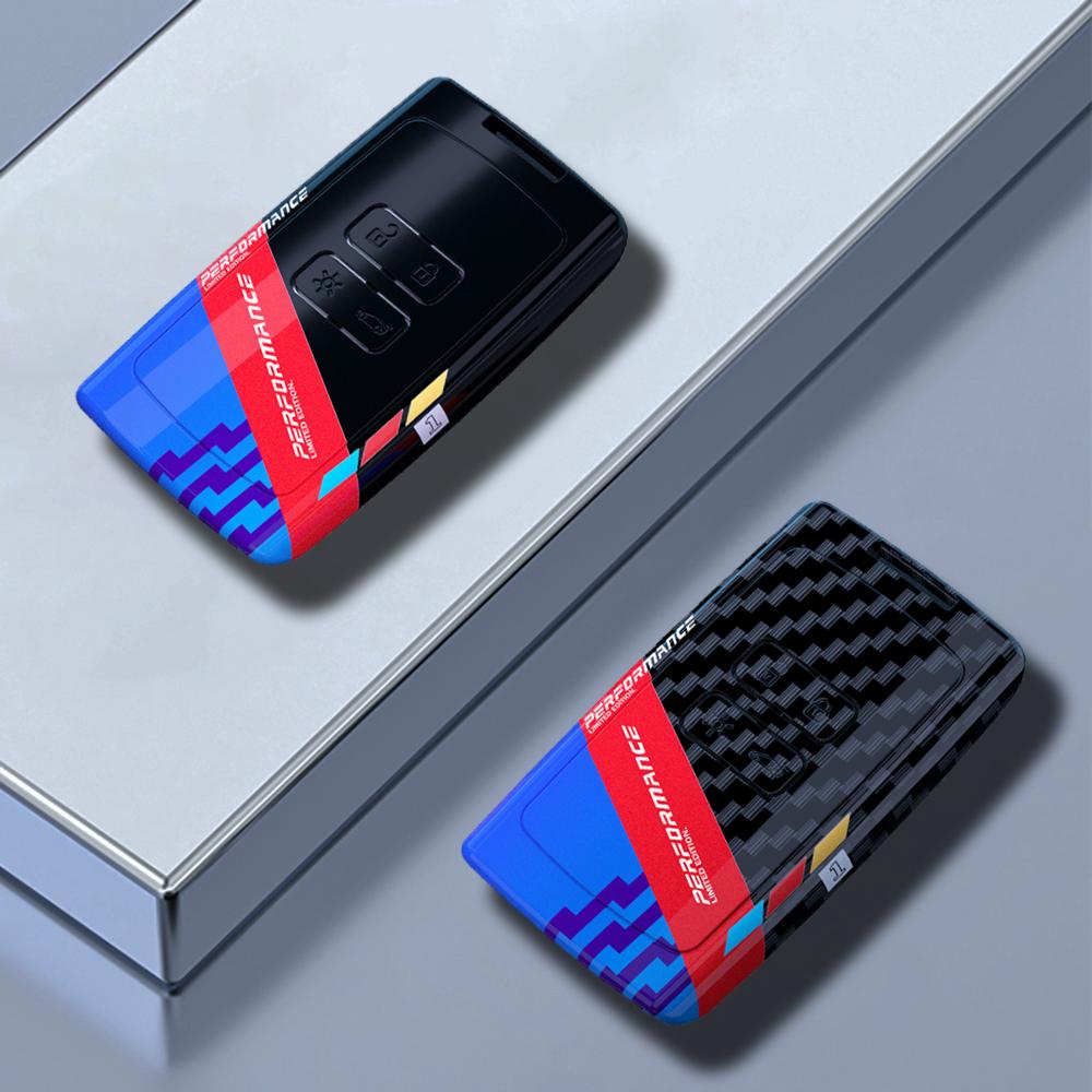 Abs Carbon Car Key Case Cover For Renault Koleos Kadjar Captur Megane Talisman Espace Clio Zoe Scenic 4 Arkana Dacia Sandero