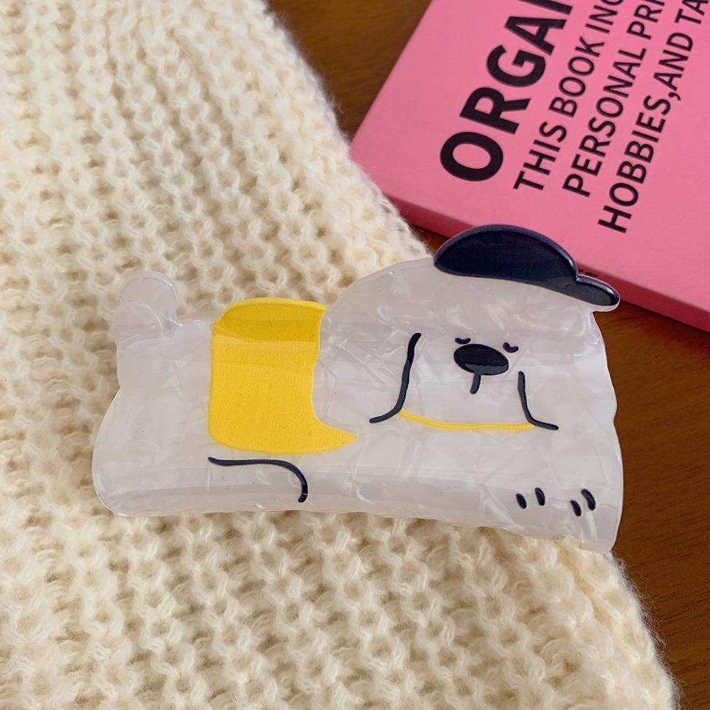 Acetic Acid Cat Acetate Hair Clip Piggy Puppy Grab Clip Sweet Dinosaur Hair Claw  Girls