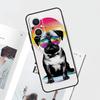 Милый черный мопс Чехол для OPPO Find X9 X5 X6 X8 Pro OPPO Reno 14 13 12 11 10 Pro 14F 13F 12F 7 8 Lite Чехол