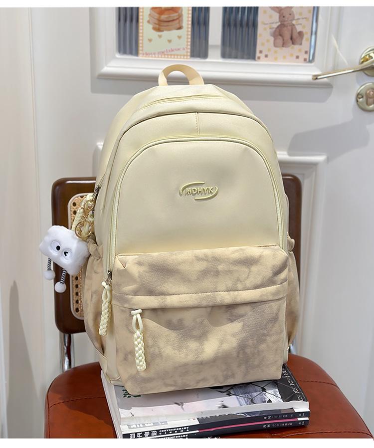 Школьный рюкзак 2025 новый рюкзак тай-дай корейская версия модный и милый школьный рюкзак большой вместимости повседневный простой рюкзак