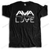 Мужская повседневная футболка с коротким рукавом в стиле streetwear, смешная, Angels Airwaves Love AVA Brand, хлопок, с круглым вырезом, крутая футболка, дропшиппинг