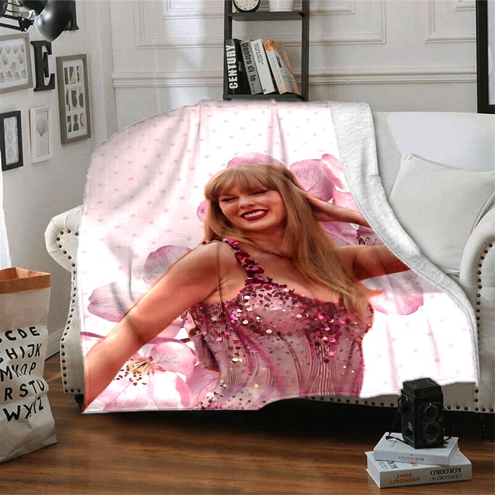 Floral Fantasy Fashion Blanket Soft Throw Blanket For Home Bedroom Bed Sofa Travel Office Solid Christmas Blanket