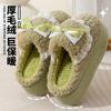 Cartoon Cute and Interesting Women Slippers Warm Thickening Lightweight Bedroom Winter Cotton Shoes Women Toe Wrap Cotton Shoes