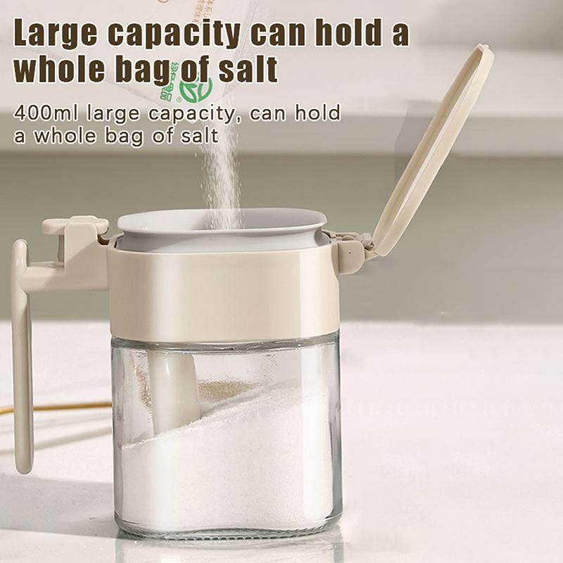 Герметичная стеклянная банка для приправ, влагонепроницаемый, герметичный контейнер для сахара и соли, пыленепроницаемые баночки для специй, бутылка, кухня