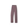 Lining Fitness Series Solid Color High Waist Straight Leg Casual Pants Women Pants Purple-Brown AYKT642-4