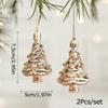 Christmas Tree Hangings Pack Of Two New Decoration Supplies